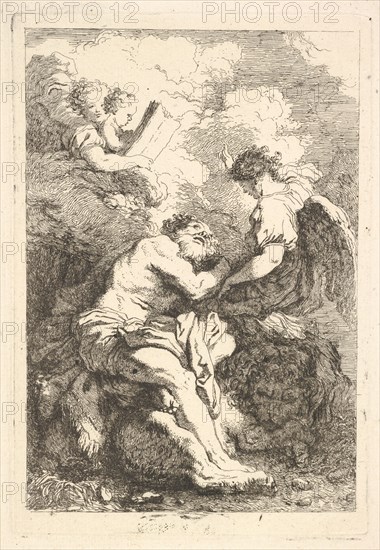 The Vision of Saint Jerome, ca. 1761-65. Creator: Jean-Honore Fragonard.