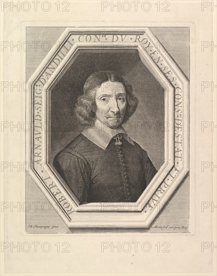 Robert Arnauld d'Andilly, conseiller du roi. Creator: Jean Morin.