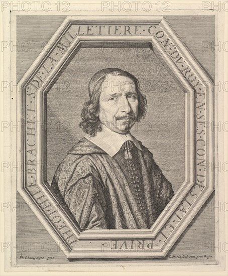 Theophile Brachet de la Milletiere, conseiller du roi. Creator: Jean Morin.