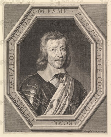 Charles de Valois, duc d'Angouleme. Creator: Jean Morin.