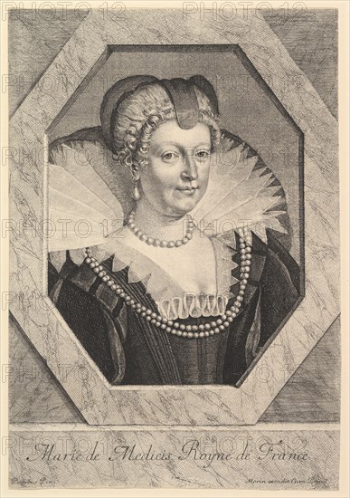 Marie de Medicis, reine de France. Creator: Jean Morin.