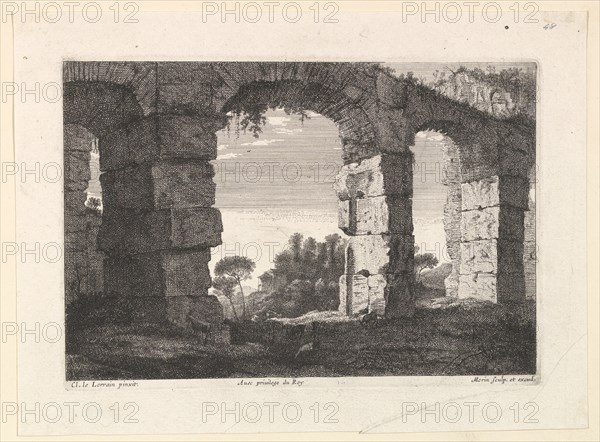 Ruines d'Aqueduc. Creator: Jean Morin.