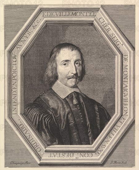 Francois de Villemontee, conseiller d'etat ordinaire. Creator: Jean Morin.