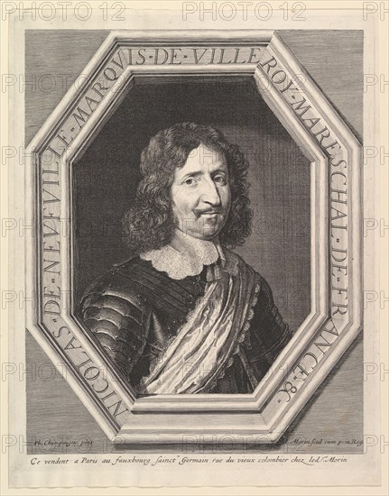 Nicolas de Neuville, marquis de Villeroy. Creator: Jean Morin.