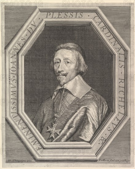 Cardinal de Richelieu. Creator: Jean Morin.