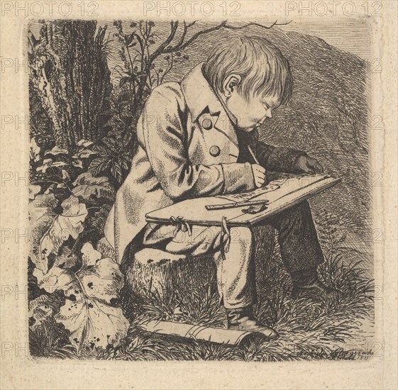 The Artist Hoffman, 1815. Creator: Johann Christian Erhard.