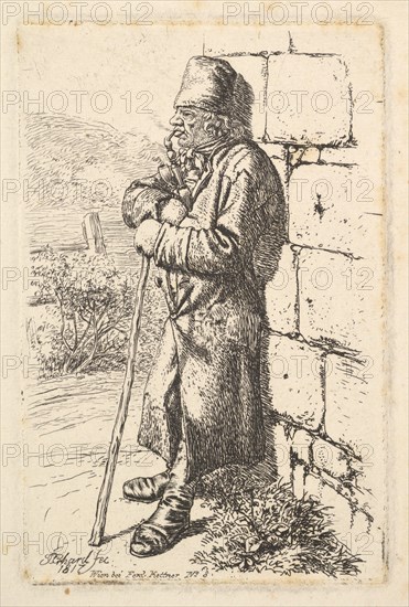 The Tobacco Smoker, 1817. Creator: Johann Christian Erhard.