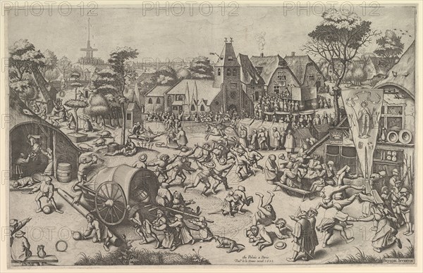 The Kermis of Saint George, ca. 1569; printed 1601. Creator: Johannes van Doetecum I.