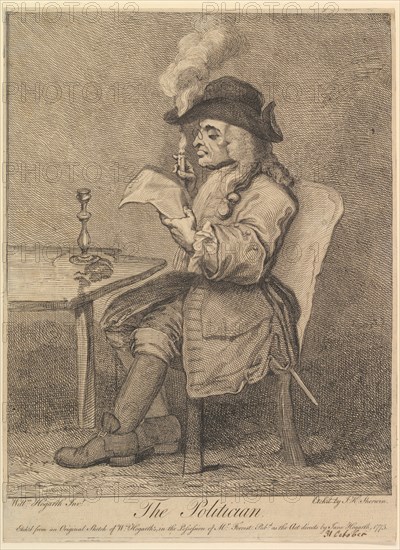 The Politician, 1775. Creator: John Keyse Sherwin.