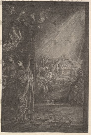 The Nativity.n.d. Creator: John La Farge.