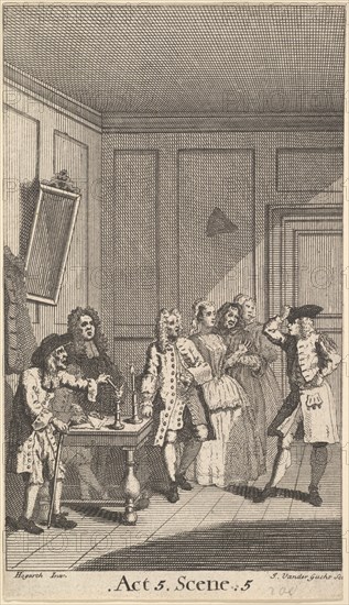 Frontispiece to Moliere's "L'Avare"