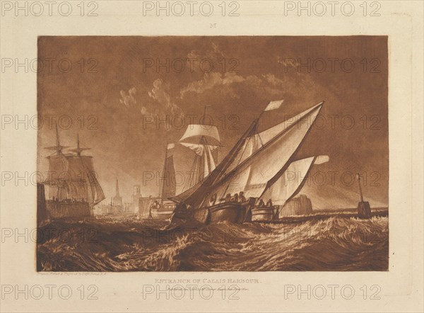 Entrance of Calais Harbour