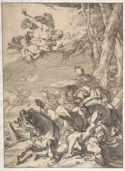 Conversion of St. Paul. Creator: Laurent de la Hyre.