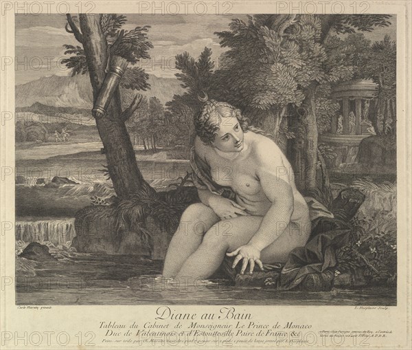 Diana at the Bath. Creator: Louis Desplaces.