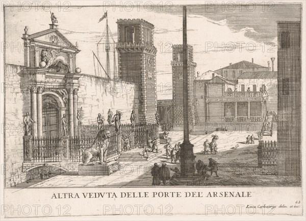 Plate 63: View of the gate of the shipyard and armory complex