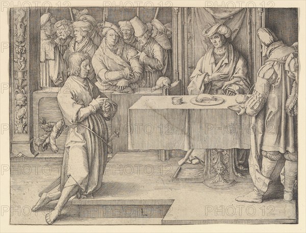 Joseph Interpreting Pharoah's Dreams, 1512. Creator: Lucas van Leyden.