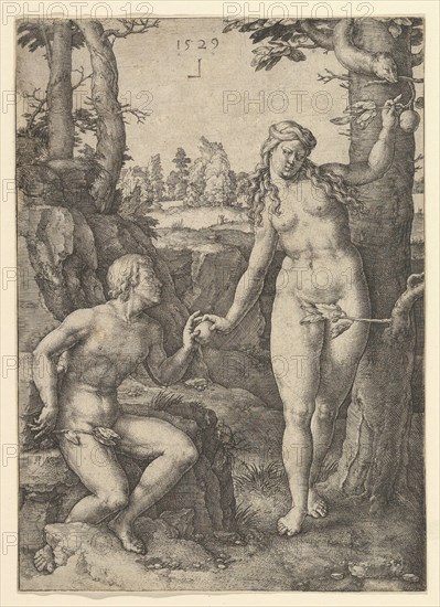 Fall of Man, 1529. Creator: Lucas van Leyden.