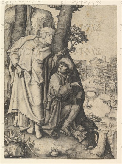 Susanna and the Two Elders, ca. 1508. Creator: Lucas van Leyden.