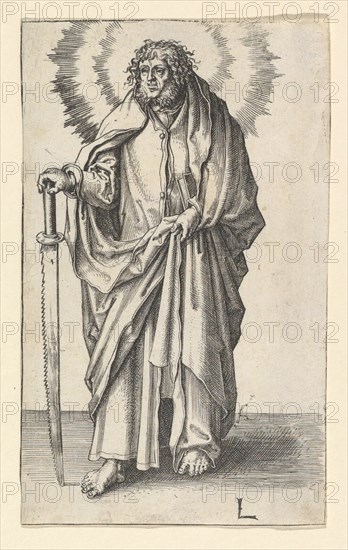 St. Simon, ca. 1510. Creator: Lucas van Leyden.