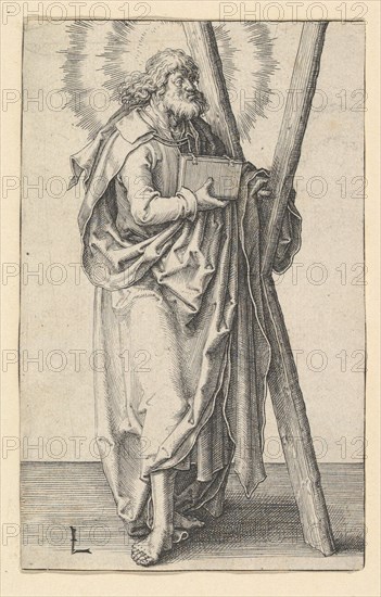 St. Andrew, ca. 1510. Creator: Lucas van Leyden.