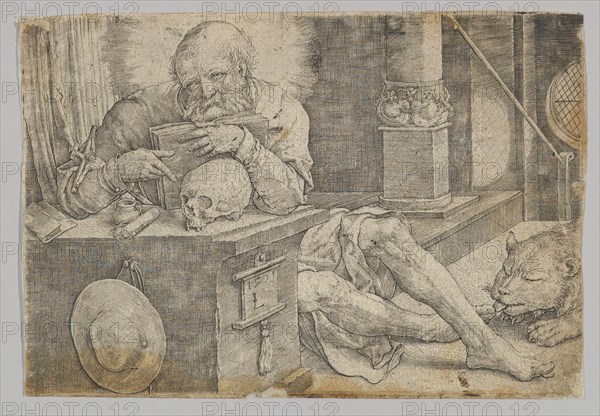 St. Jerome in his Study, 1521. Creator: Lucas van Leyden.