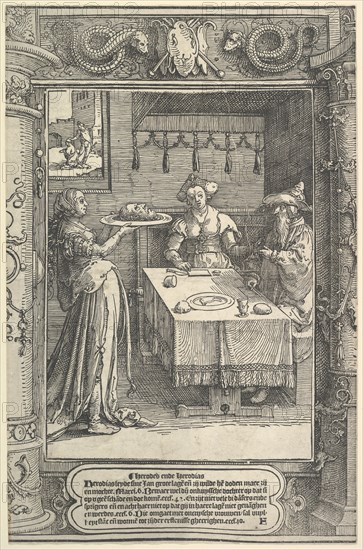 Salome with the Head of John the Baptist, ca. 1517. Creator: Lucas van Leyden.