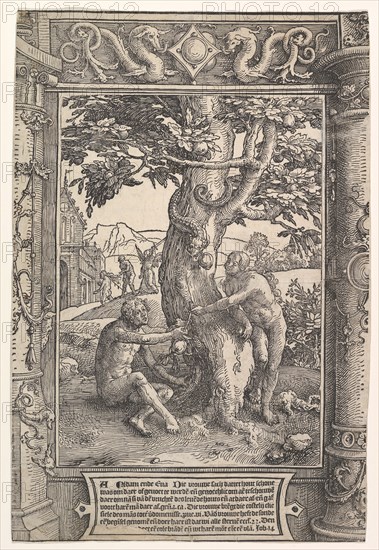 The Fall of Man, ca. 1517. Creator: Lucas van Leyden.