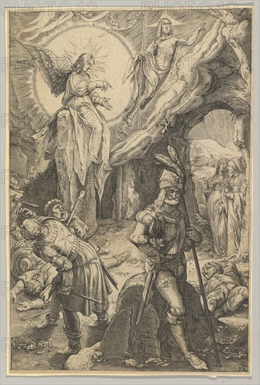 The Resurrection, from The Passion of Christ, ca. 1623. Creator: Ludovicus Siceram.