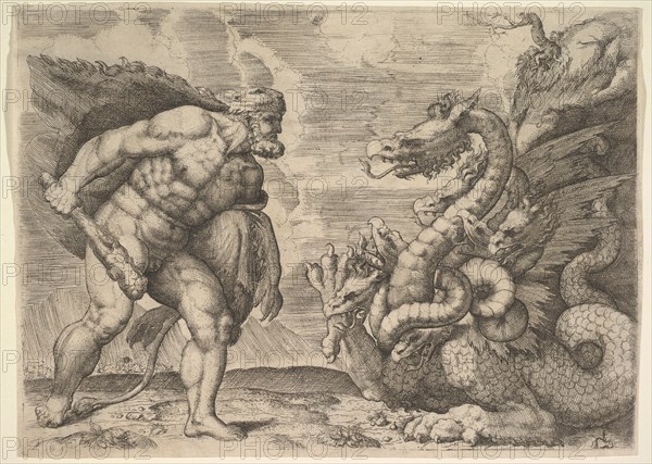 Hercules and the Hydra of Lerna. Creator: Marco Angolo del Moro.