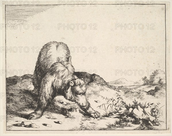 from The Set of The Bears, ca. 1664. Creator: Marcus de Bye.