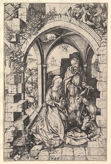 The Nativity, ca. 1435-1491. Creator: Martin Schongauer.