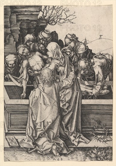 The Entombment of Christ, ca. 1435-1491. Creator: Martin Schongauer.