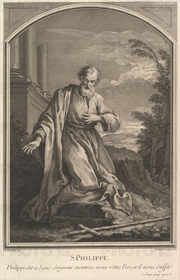 Saint Philippe, 1726. Creator: Michel Aubert.