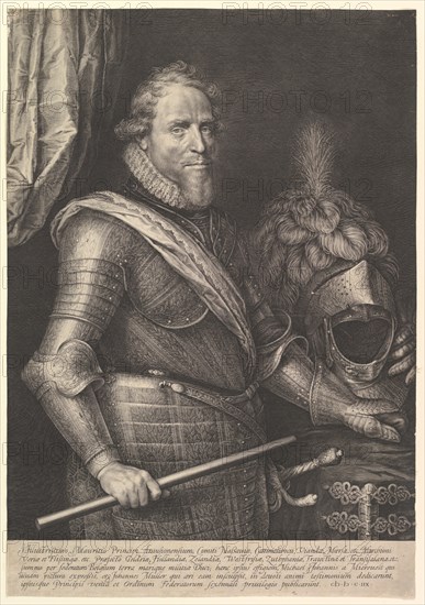 Prince Maurits of Orange, 1608. Creator: Michiel van Mierevelt.