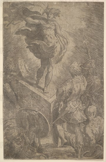 Resurrection, early 16th century. Creator: Parmigianino.