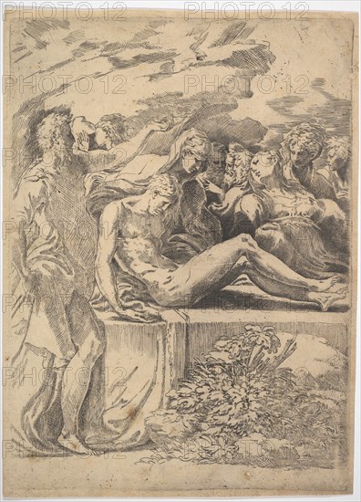 Entombment.n.d. Creator: Parmigianino.