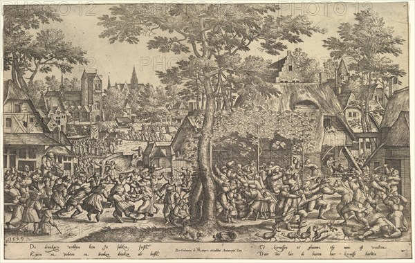 Peasant Fair, 1559. Creator: Peeter van der Borcht.