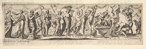 Bacchanal, 1615-42. Creator: Pierre Brebiette.