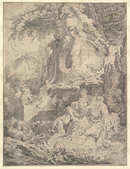 Fountain of Love, 1738. Creator: Pierre Alexandre Aveline.