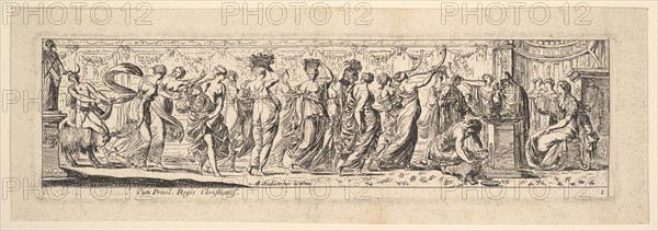 Bacchanal, 1615-42. Creator: Pierre Brebiette.