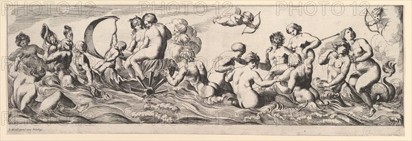 Bacchanal, 17th century. Creator: Pierre Brebiette.