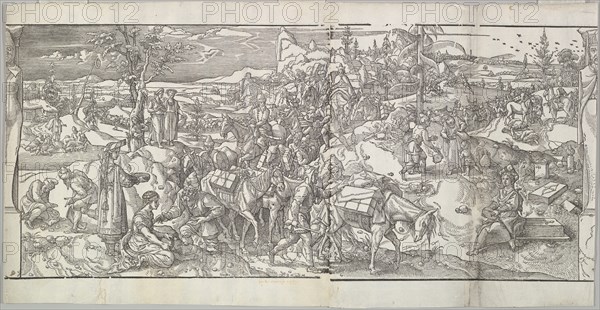 The Passage of a Caravan from the frieze Ces Moeurs et fachons de faire de Turcz