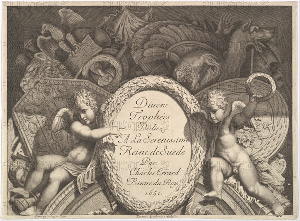 Title page of Divers Trophées