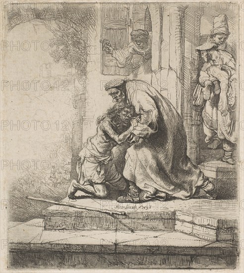 The Return of the Prodigal Son, 1636. Creator: Rembrandt Harmensz van Rijn.