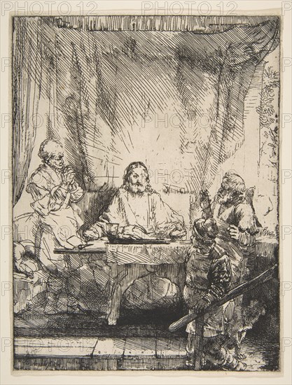 The Supper at Emmaus, 1654. Creator: Rembrandt Harmensz van Rijn.