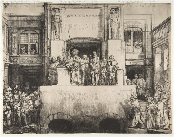 Christ Presented to the People, 1655. Creator: Rembrandt Harmensz van Rijn.