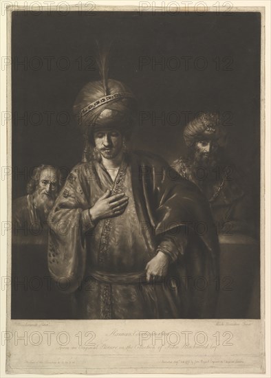 Haman's Condemnation, 1740-75. Creator: Richard Houston.