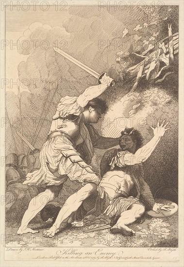 Killing an Enemy, November 15, 1779. Creator: Robert Blyth.