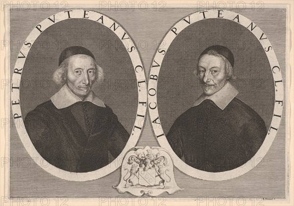 Pierre and Jacques Dupuy, ca. 1648-49. Creator: Robert Nanteuil.