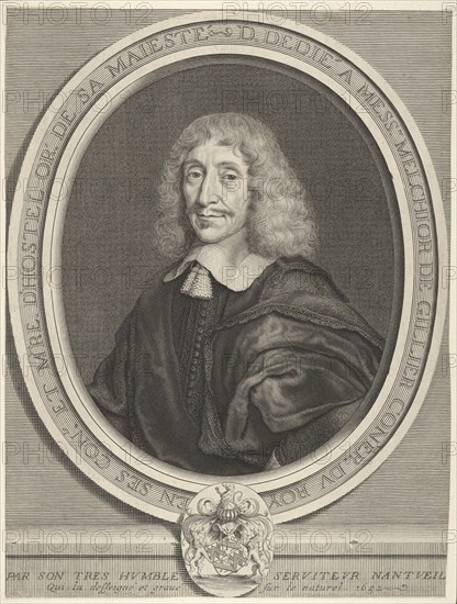 Melchior de Gillier, 1652. Creator: Robert Nanteuil.